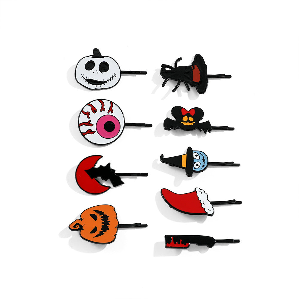 Alloy Halloween Ghost Hair Clip (Minimo de compra 2) MIC-YunX013