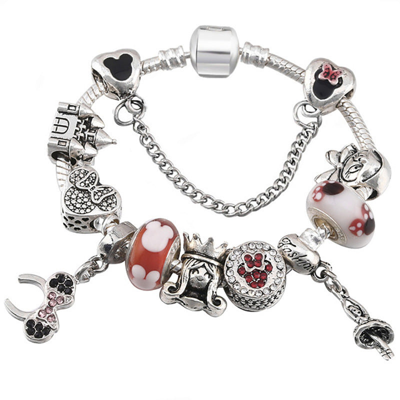 Alloy DIY Pandora Cartoon Bracelet MIC-LiY029