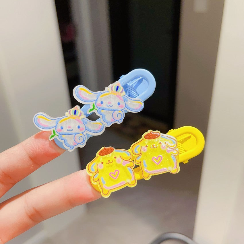 Acrylic cartoon hair clip MIC-RuoT013