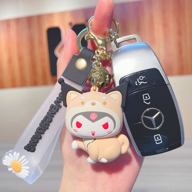 PVC cute transformation keychain MIC-JinG021