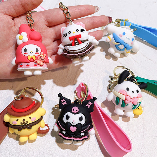 PVC cartoon cute pet cute keychain MIC-QiC037