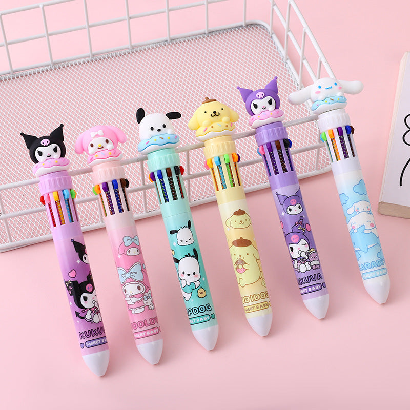 Plastic cute wacky press the neutral pen 36PCS MYA-YJN005