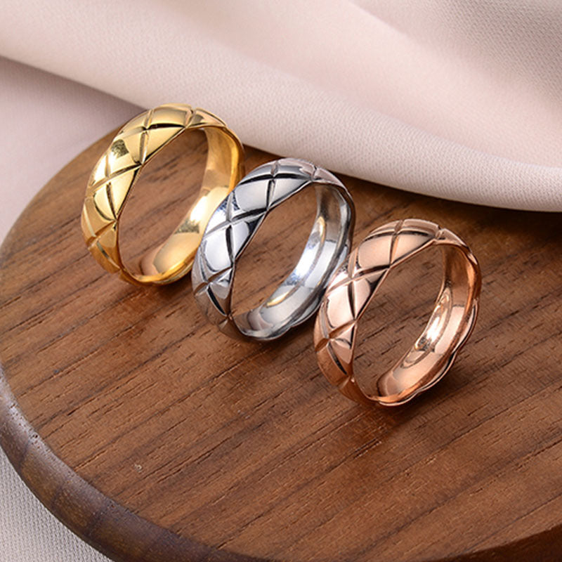 Linger ring stainless steel statement ring MuY002