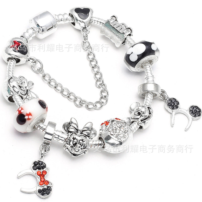 Alloy DIY Pandora Cartoon Bracelet MIC-LiY029