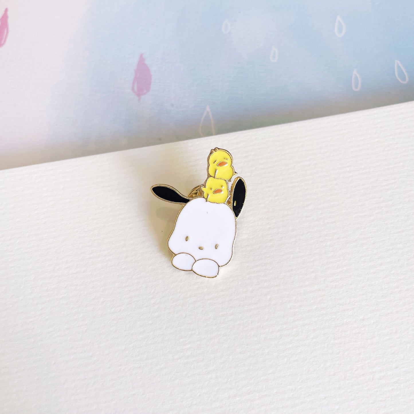 Alloy cute anime character brooch MIC-KaL040