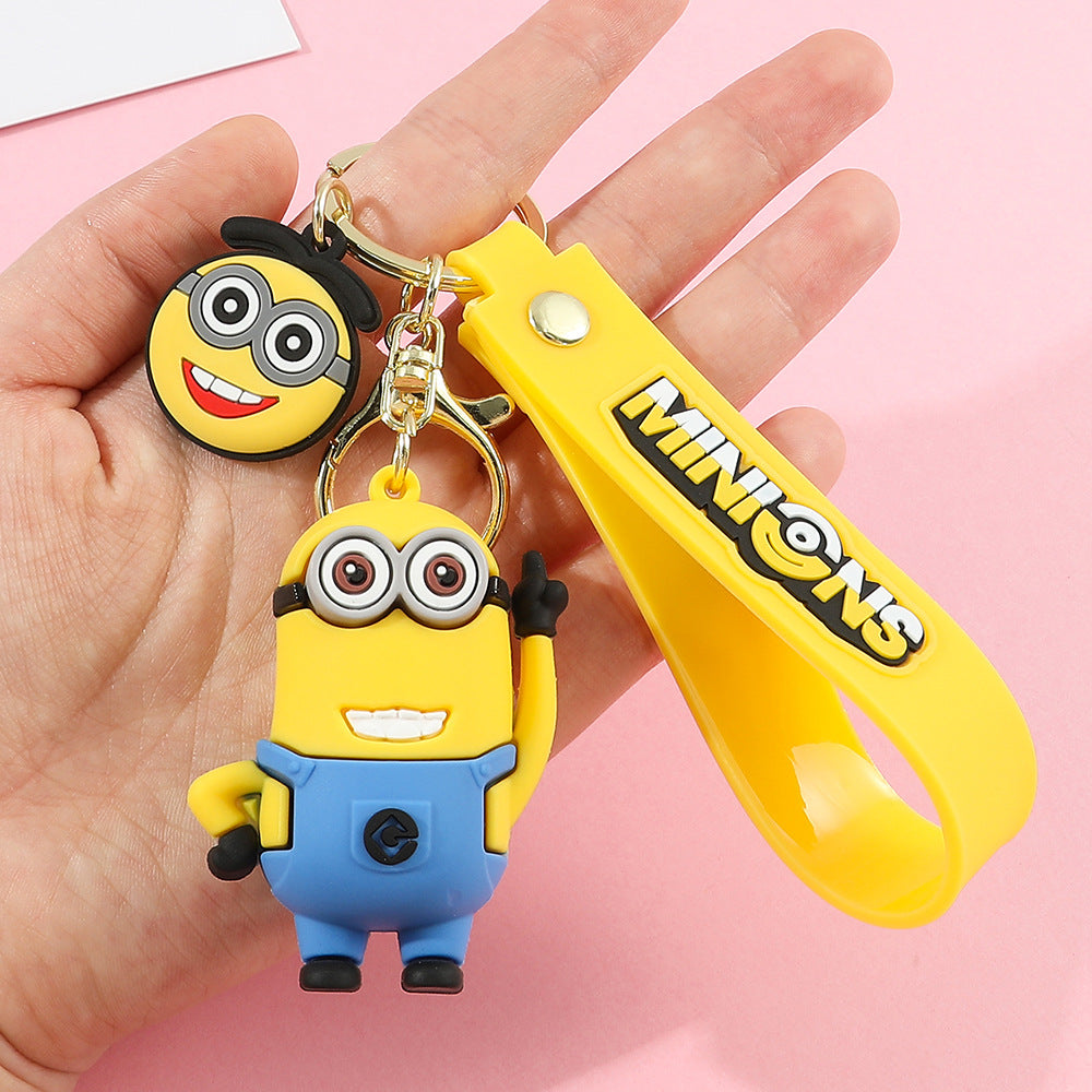 PVC cartoon yellow cute keychain MYA-QiC038