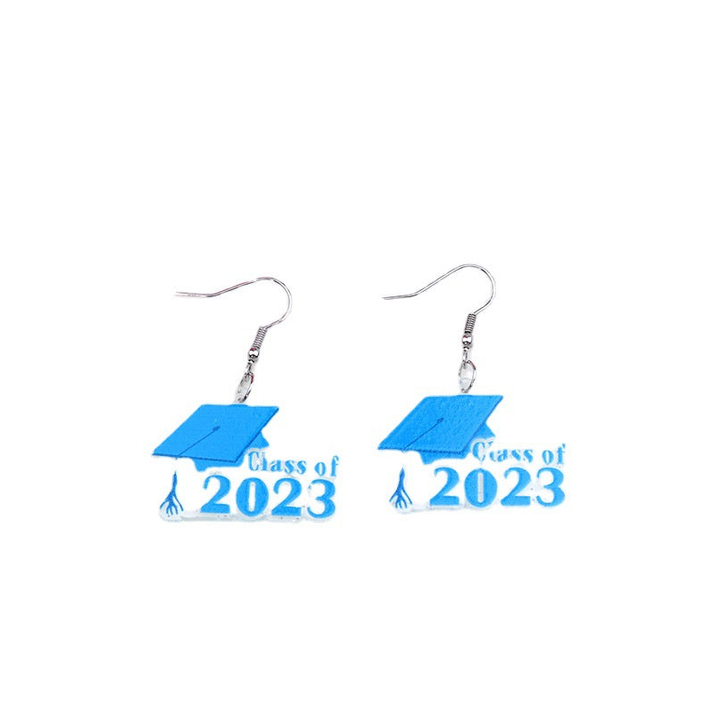 Acrylic Halloween Colorful Transparent Earrings (Minimo de Compra 2) MYA-DuA026