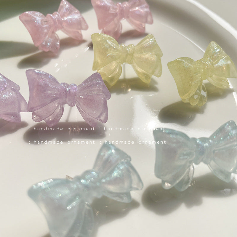 Resin bow ear clip (Minimo de Compra 2) MIC-TaoQ004