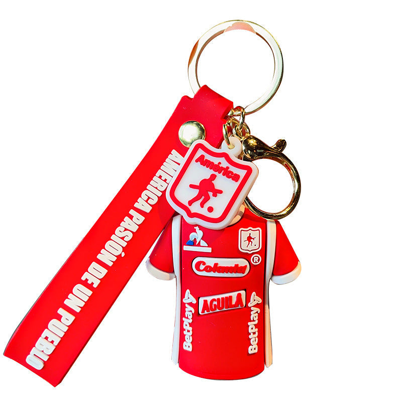 Silicone World Cup Jersey Keychain MIC-KC-LeZi008