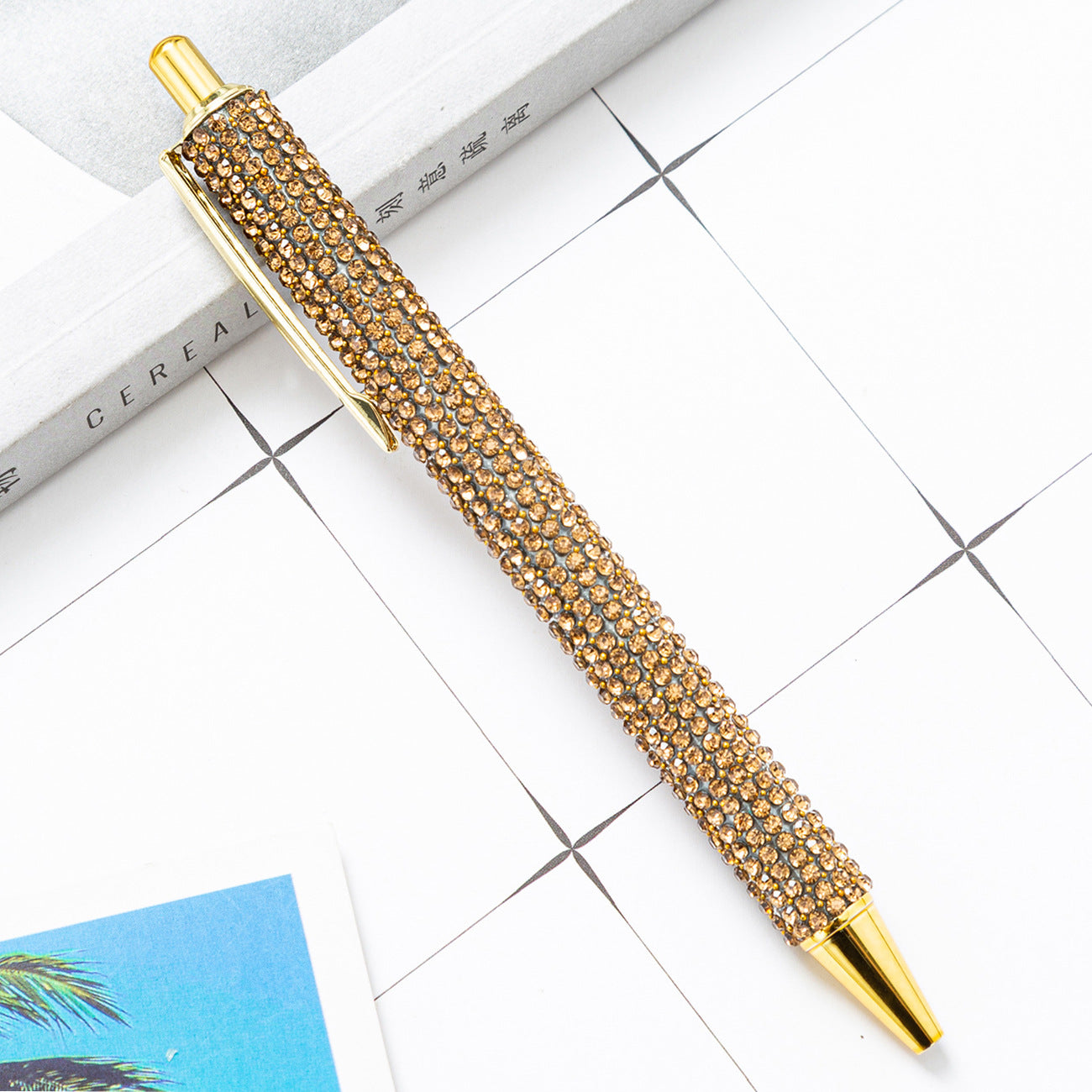 Metal Rhinestone Ballpoint Pen Huah021