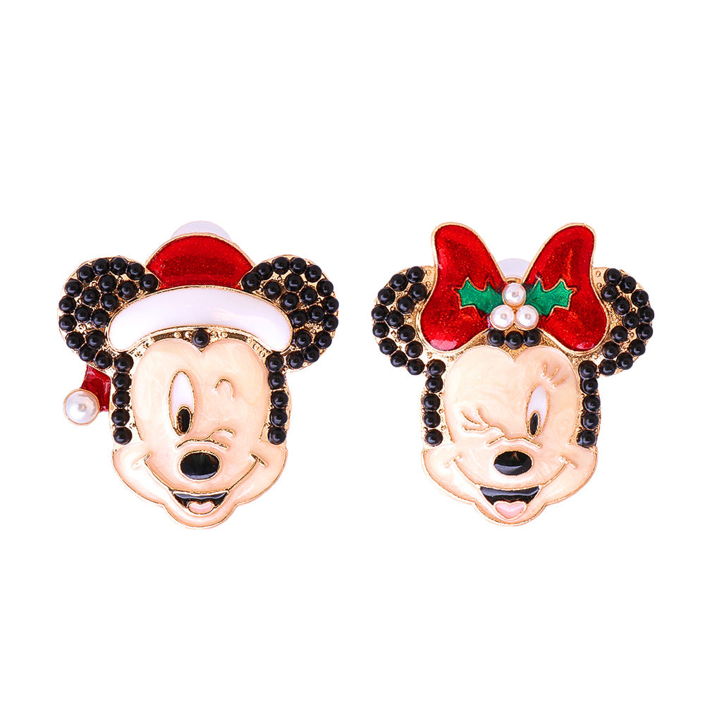 Alloy cartoon cute earrings MIC-JuJ014