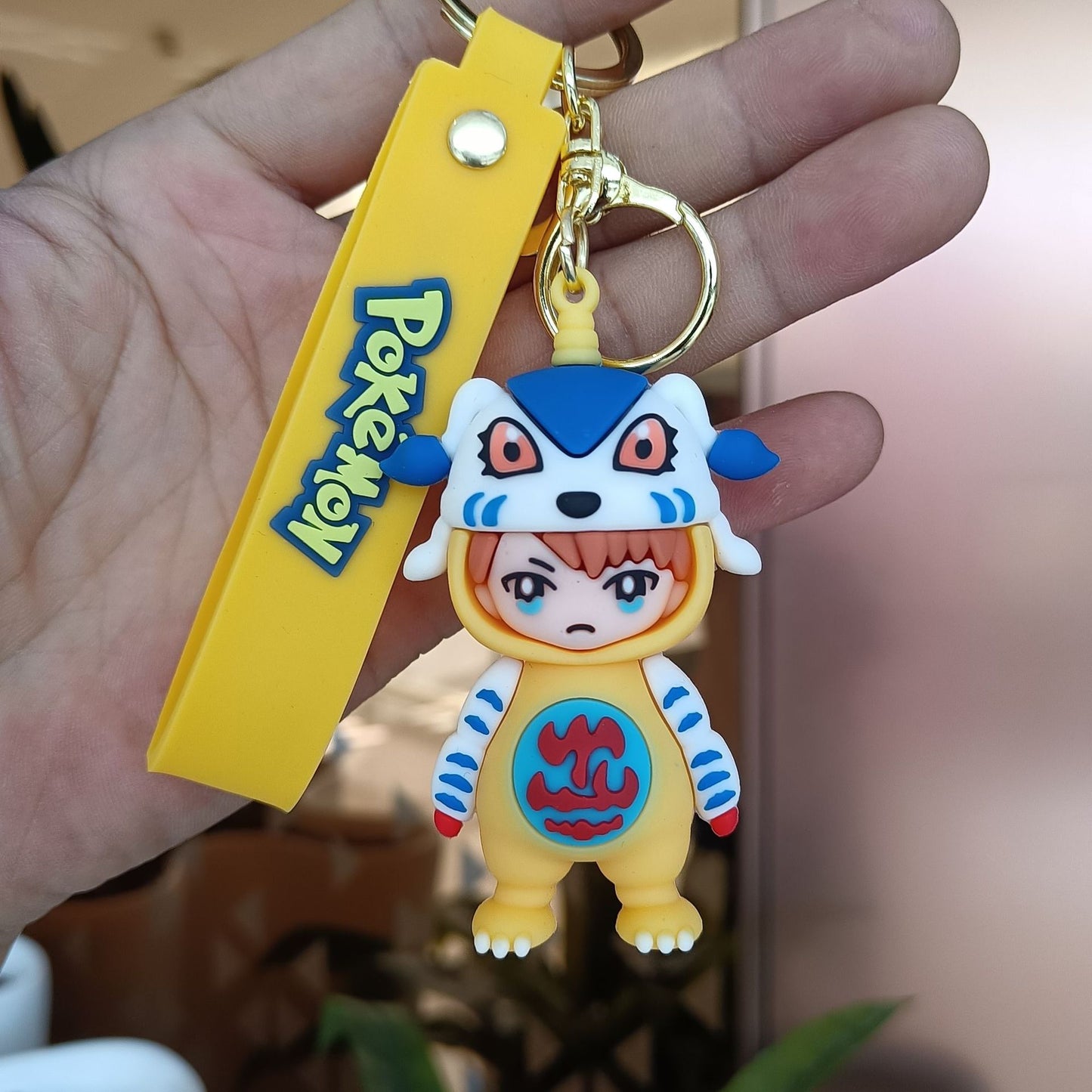 PVC cross dressing digital treasure keychain (Minimo de Compra 2) MIC-KuangK005