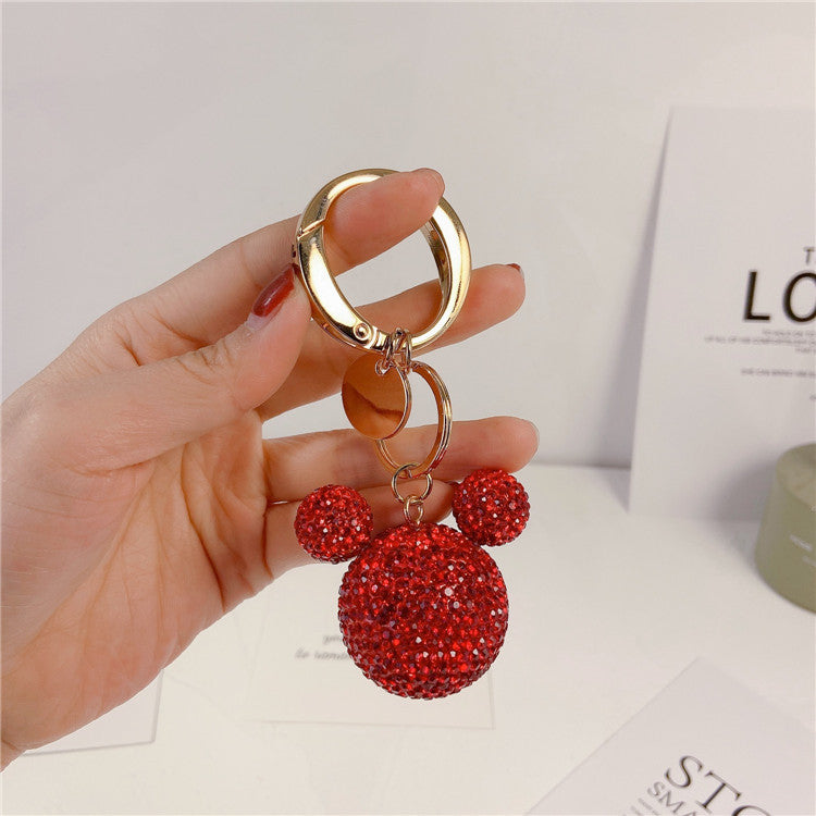 Diamond cartoon doll key chain  （Minimo de compra 2） MYA-LianX002