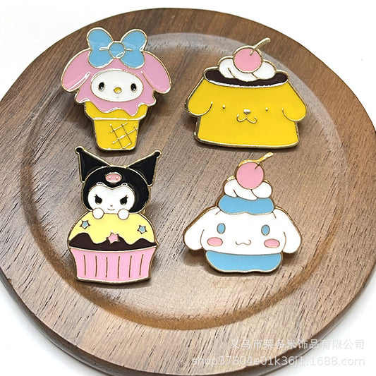 Alloy cartoon cute brooch (Minimo de compra 2) MIC-LDM0181