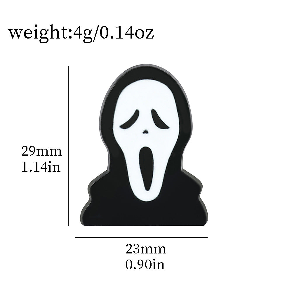 Alloy Halloween Dark Skull Head brooch (Minimo de Compra 2) MIC-ShengY051