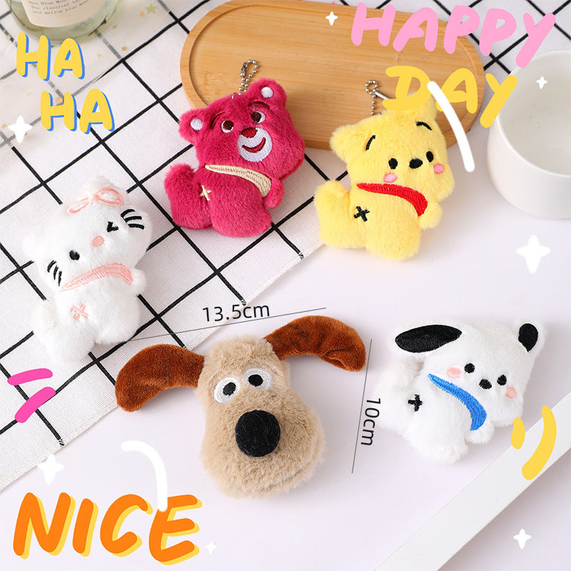 Plush cartoon cute brooch MIC-ZhanY007