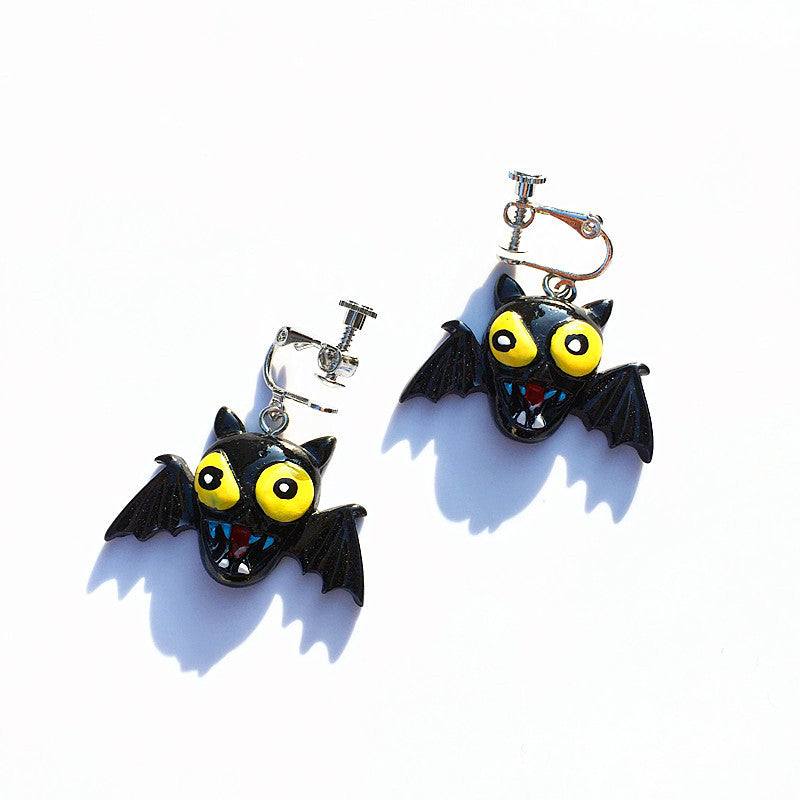 Acrylic funny Halloween earrings MIC-ChouT002