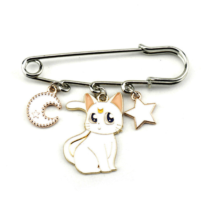 Alloy cartoon cute cat brooch MIC-DongS010