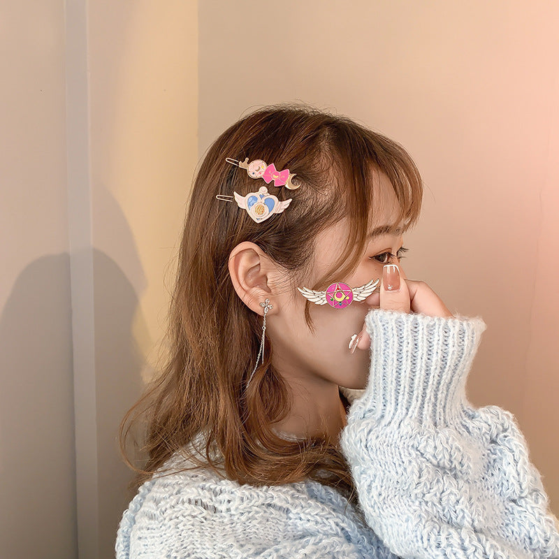 Alloy cute cartoon hair clip (Minimo de compra 2) MIC-YunX015