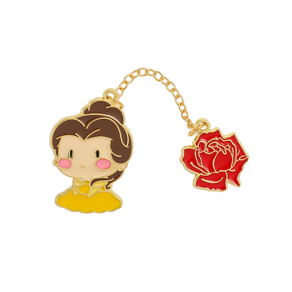 Alloy Q Princess brooch (Minimo de Compra 10) MIC-ShengY008