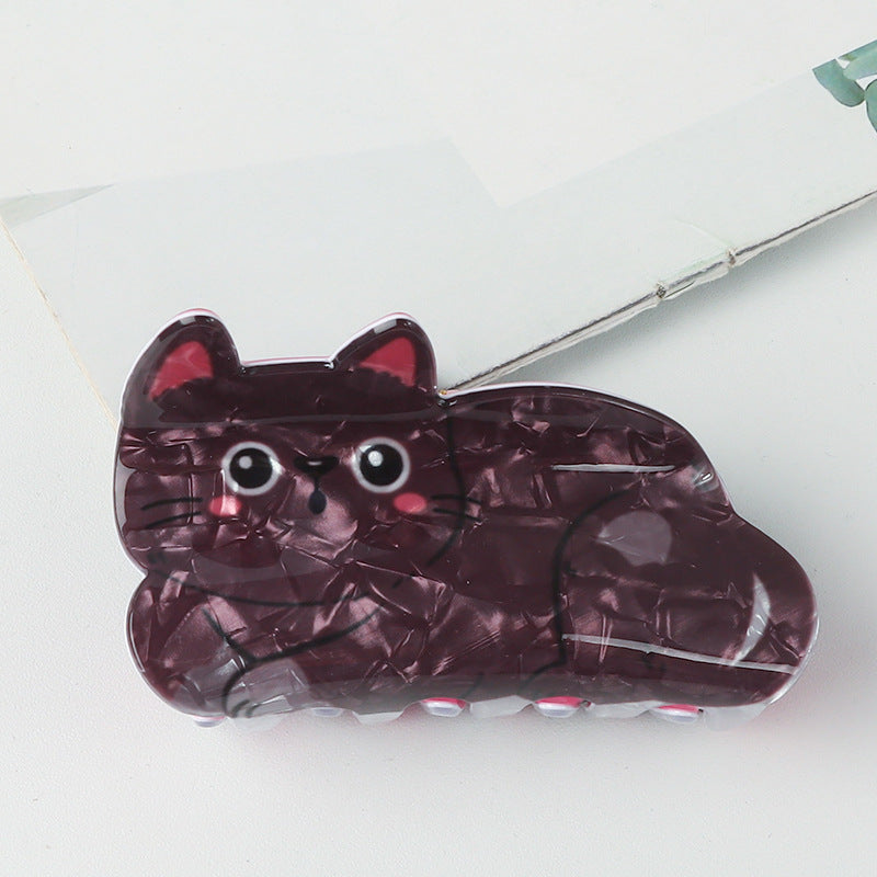 PVC cartoon cat hair clip MIC-GLS007