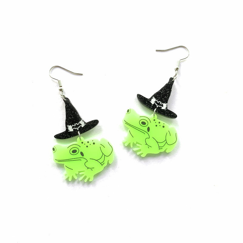 Acrylic Dinosaur Cicada Earrings MYA-XueP084