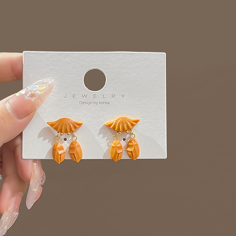 Alloy crab crayfish earrings MIC-MDD146