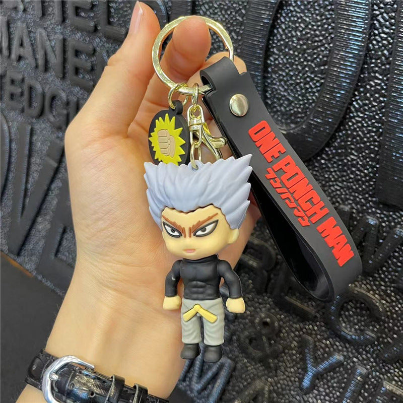 PVC cartoon Riman Superman keychain MIC-FeiR005