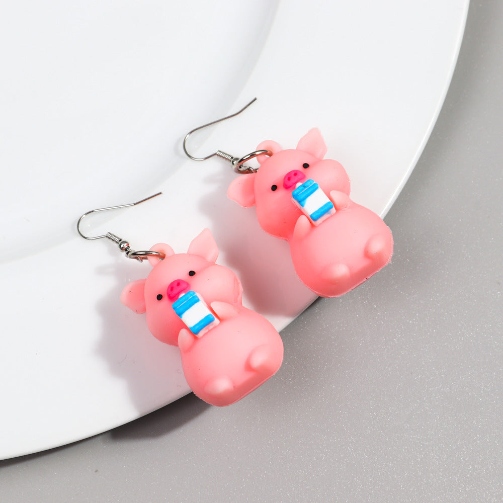 Piglet Soft Adhesive Earrings MIC-ChouD023