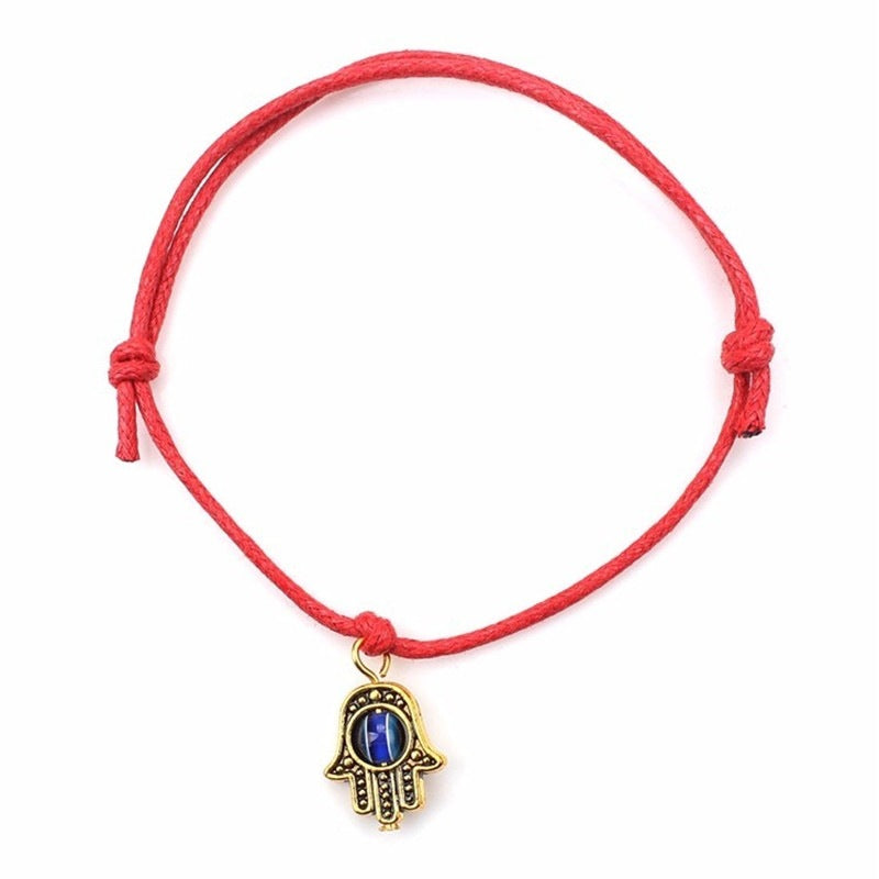 Copper Devil's Eye Braided Red Rope Bracelet  Minimo de compra 2 MIC-BaiD012