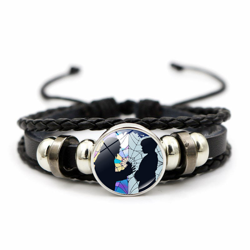 alloy vintage leather bracelets MIC-BT-JiaY007