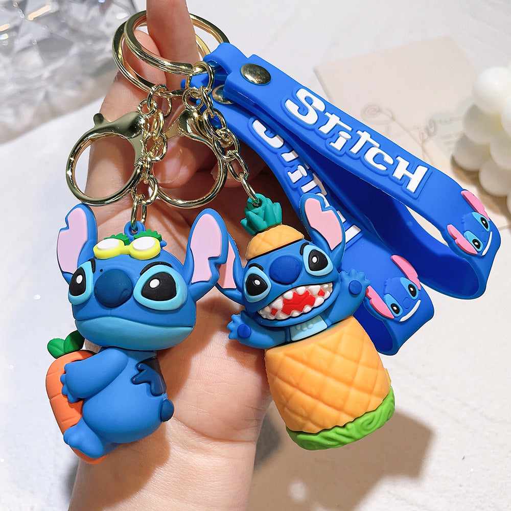 PVC fruit cartoon keychain  MYA-QiC017