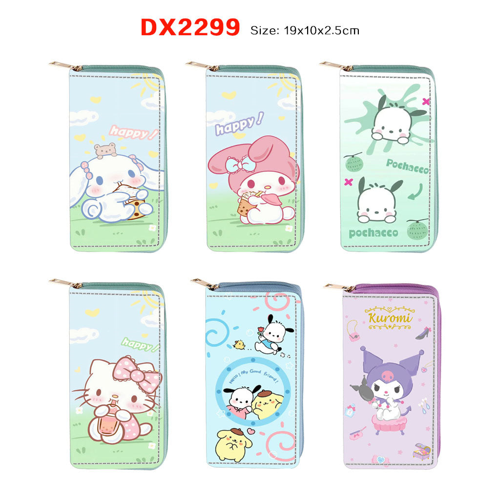 PU long cartoon zipper wallet (Minimo de compra 3) MIC-Dengx011