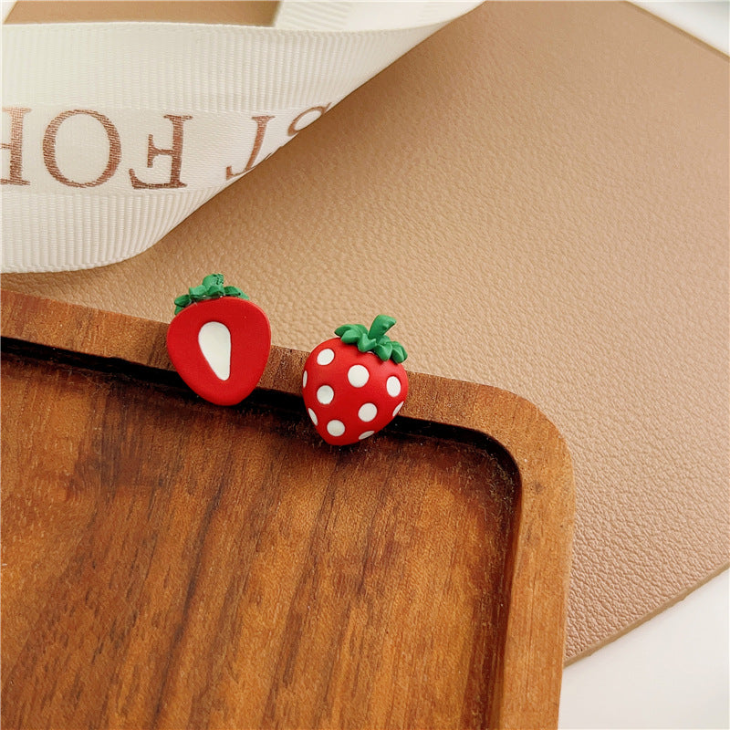 Alloy cartoon fruit earrings MIC-AXing012