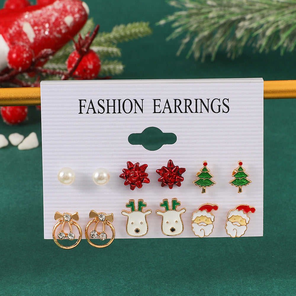 Alloy Deer Crutch Earrings (Minimo de Compra 2) MIC-MiaoY095