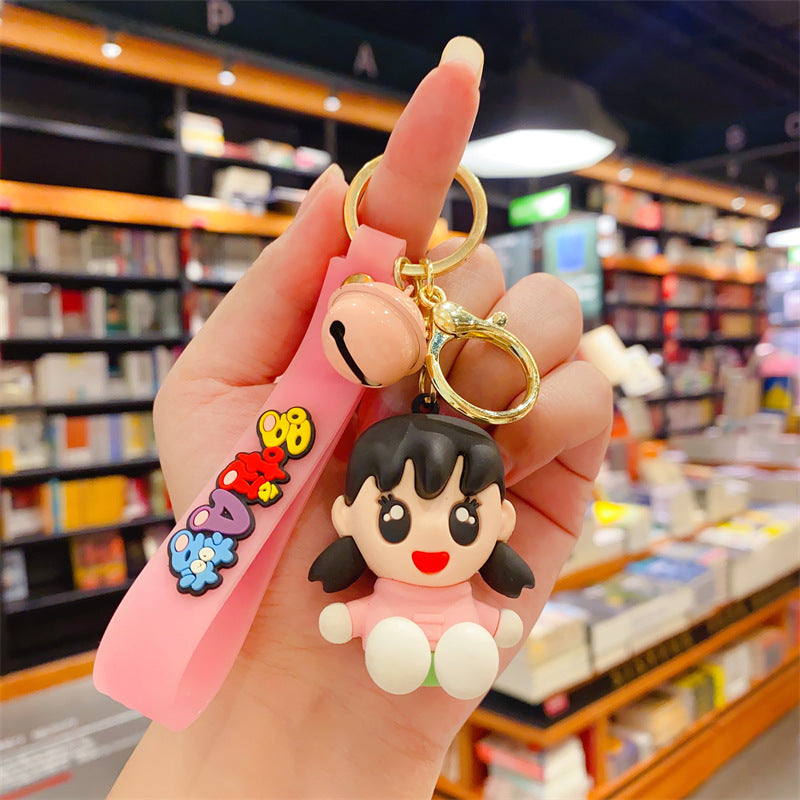 PVC cute robot cat doll keychain （Minimo de compra 2） MYA-YouM007