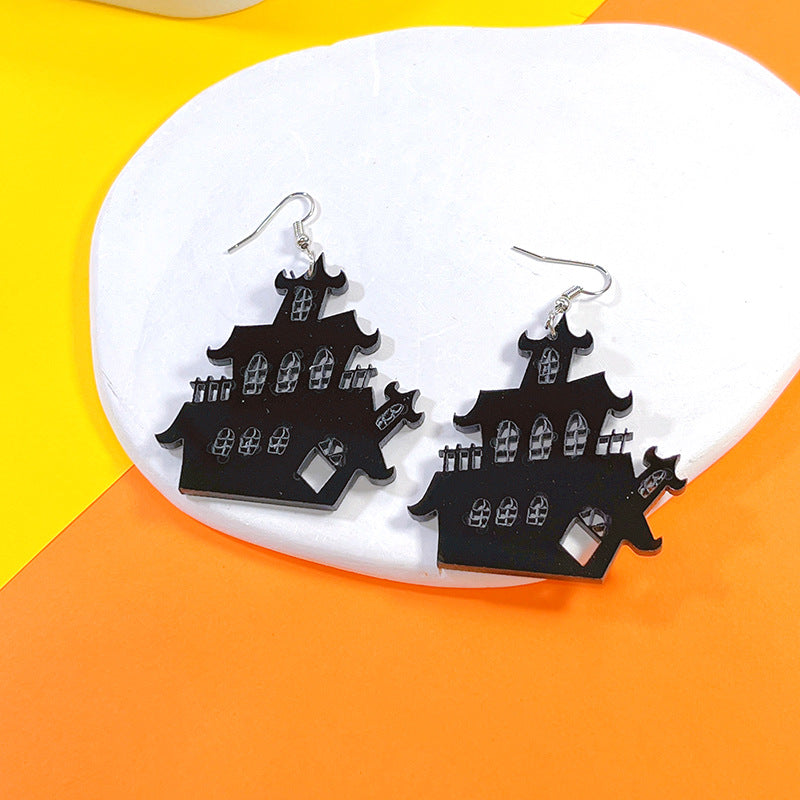 Acrylic New Halloween Collection Earrings PinH015