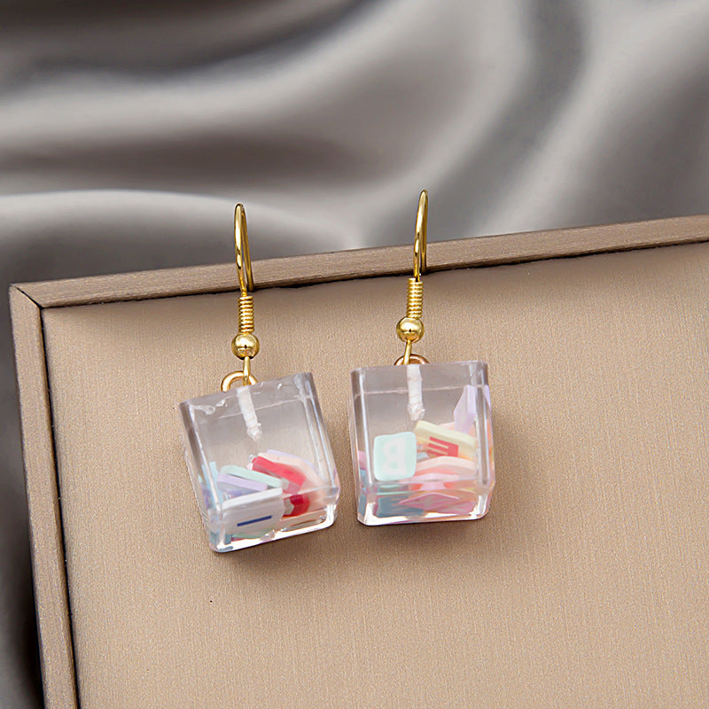 Alloy animal fried egg earrings MIC-MDD007