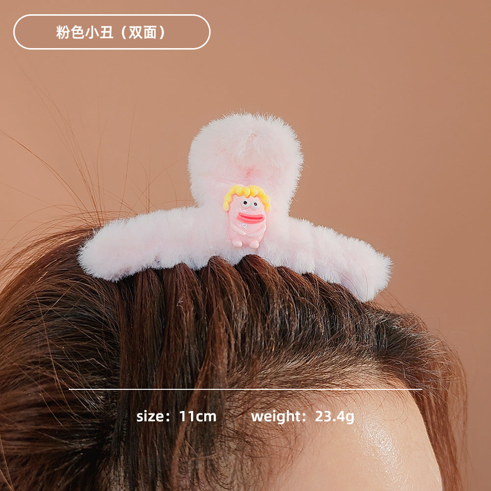 Plush cartoon cute hair clip MYA-WoD006