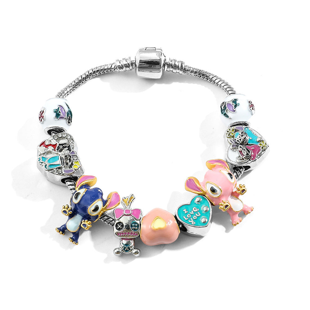 Alloy cartoon anime interstellar baby bracelet (Minimo de Compra 5) MIC-ZhuoX018