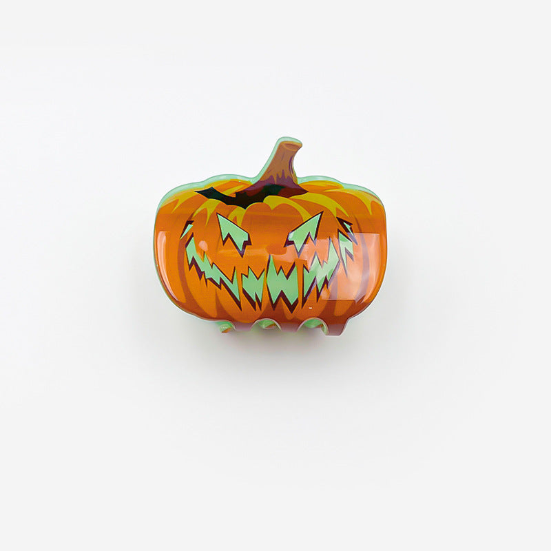 Plastic Halloween Pumpkin Bat Ghost Shadow Hair Clip (Minimo de Compra 10) MIC-HangX008