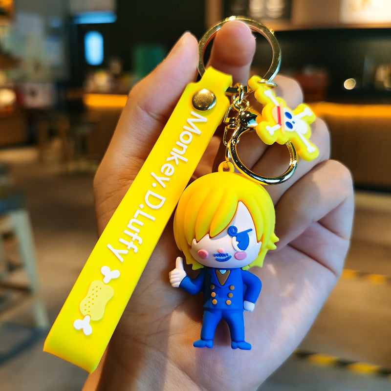 Keychains Hardware PVC One Piece Cartoon(M) MIC-YMeng013