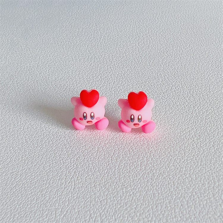 Resin cute cartoon sweet earrings (Minimo de Compra 2) MIC-WWHM054