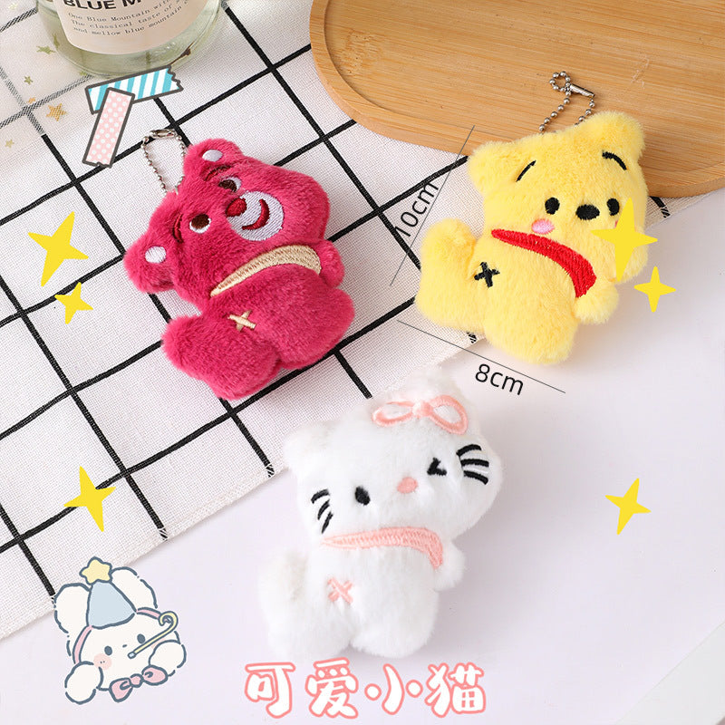 Plush cartoon cute brooch MIC-ZhanY007