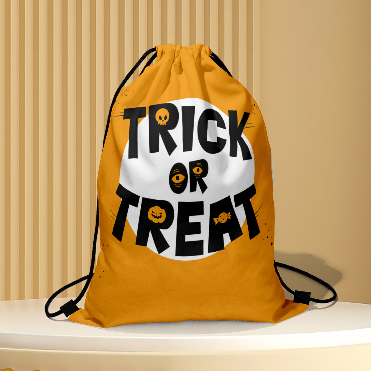 Polyester Halloween drawstring backpack (Minimo de Compra 2) MIC-QB003