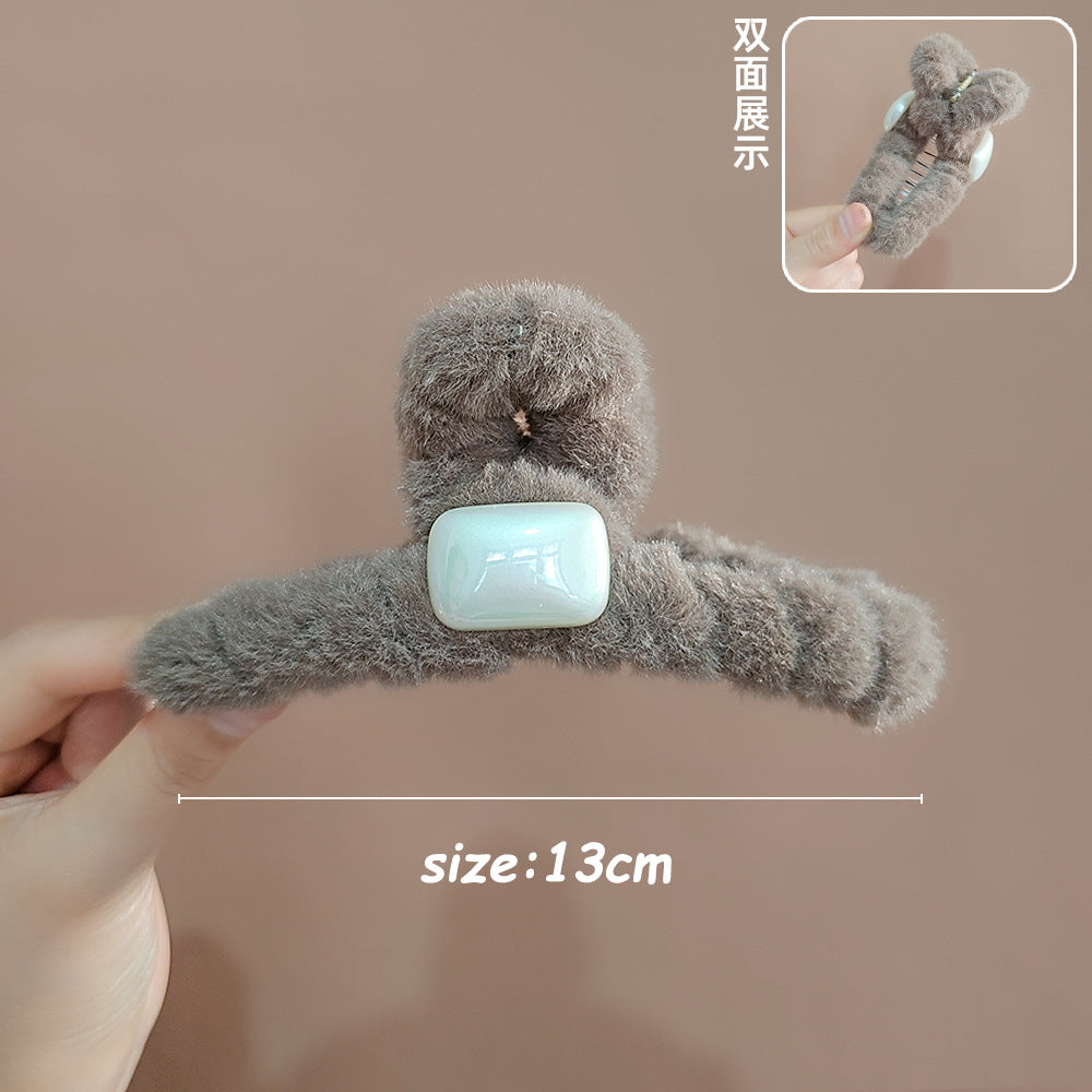 Plush cartoon cute hair clip MYA-WoD005