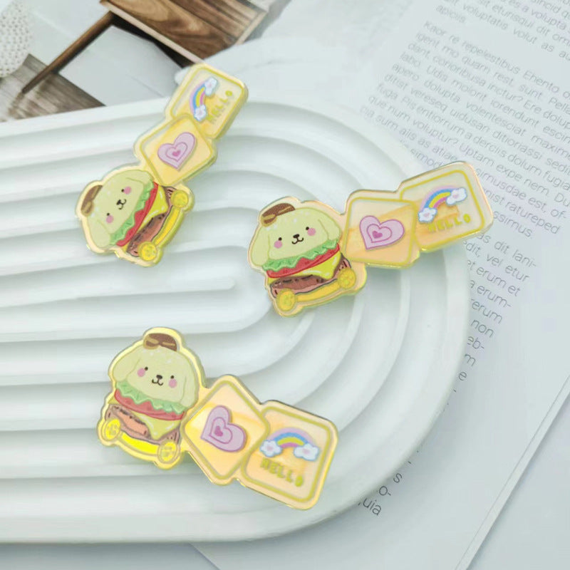 Plastic cartoon cute hair clip (Minimo de Compra 2)  MIC-YingZ001