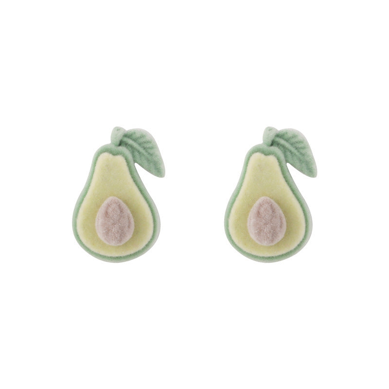 Flocking New Fruit Earrings MIC-XingW004