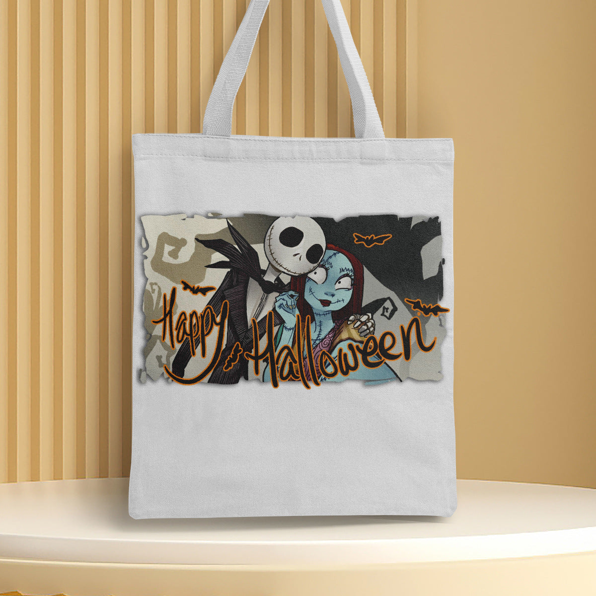 Polyester Halloween canvas shoulder bag (Minimo de Compra 2) MYA-QB010