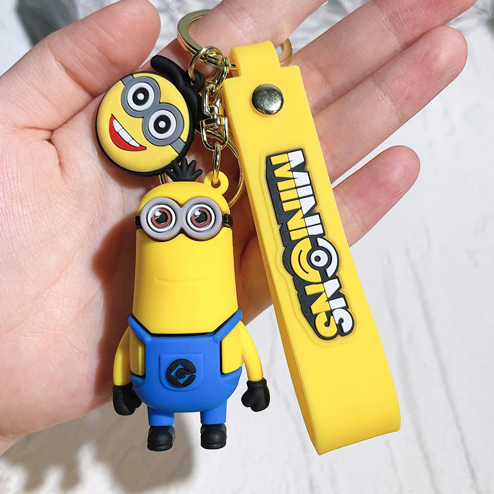 PVC cartoon yellow cute keychain MYA-QiC038